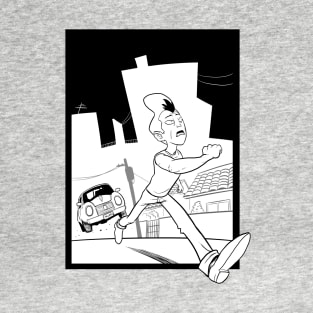 Teddy Escapes (B&W) T-Shirt